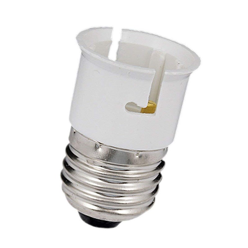 VRCT محول قاعدة مصباح VCRT E27 إلى B22 بلاستيكي (أسود وأبيض) - 5 قطع - Image 3