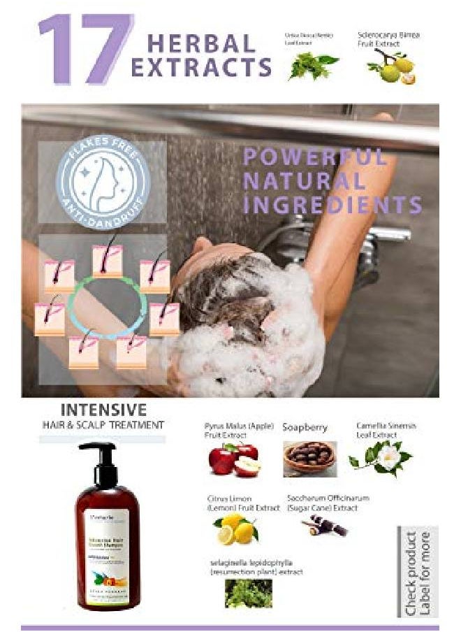 L'emarie Intensive Hair Growth Shampoo Thinning & Hair Loss Shampoo Treatment For Antihair Loss With Extra Dht Blocker For Thicker Fuller Healthier Hair For Men & Women  - Image 3
