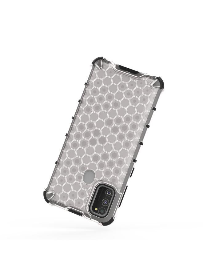 Zaboon Case For Galaxy M30s Shockproof Honeycomb PC + TPU Case - Image 3