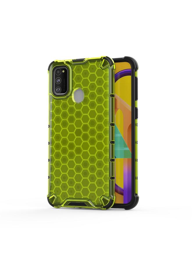 Zaboon Case For Galaxy M30s Shockproof Honeycomb PC + TPU Case - Image 1