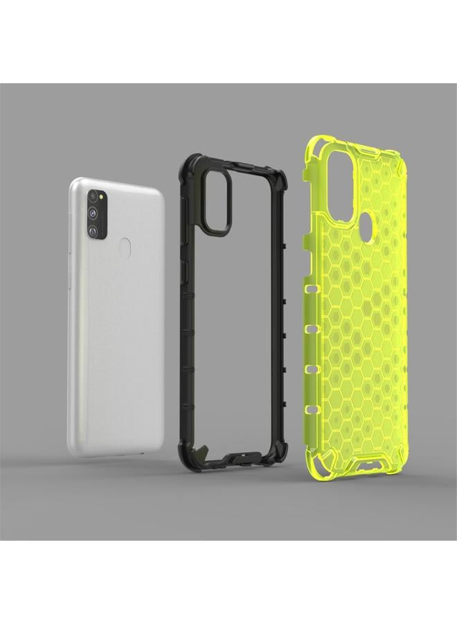 Zaboon Case For Galaxy M30s Shockproof Honeycomb PC + TPU Case - Image 2