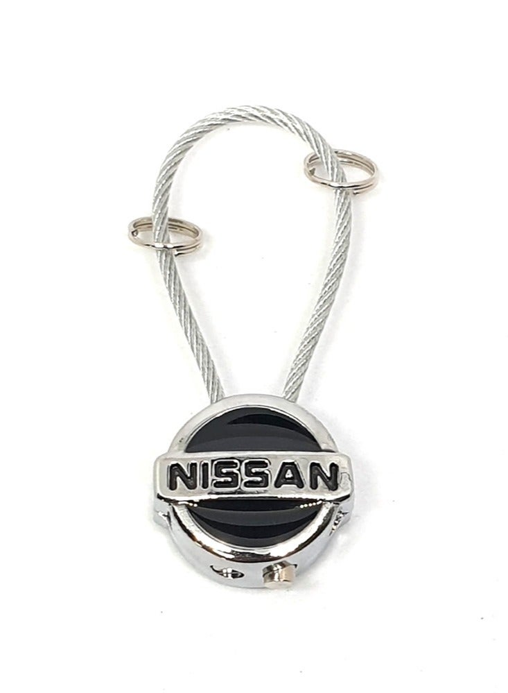 Service Zone Zinc Alloy Metal 3D Logo Keychain For Nissan - Image 1