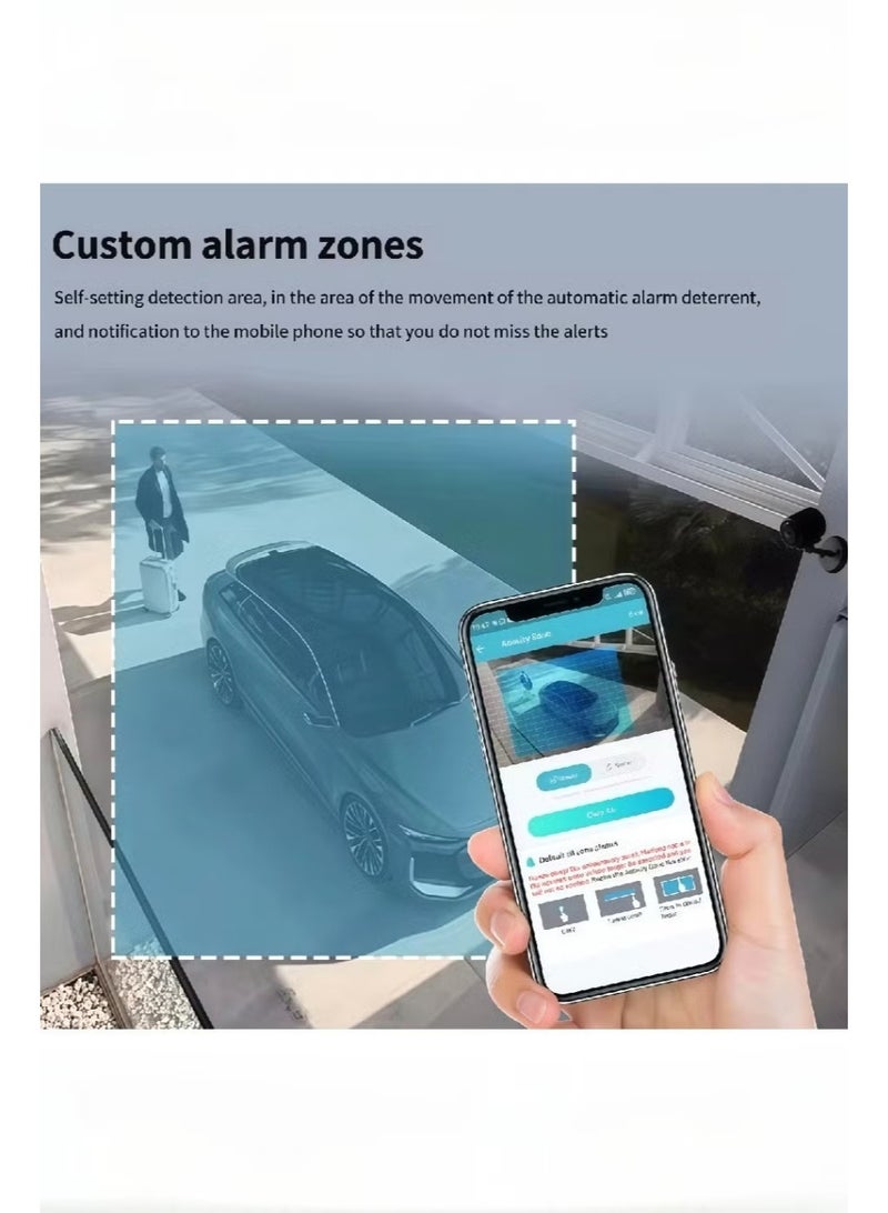 WIFI Surveillance Cameras - Compact indoor plug-in smart security camera, 4K HD video, night vision, motion detection, two-way audio, easy set up, win 32GB memory card) - Image 5