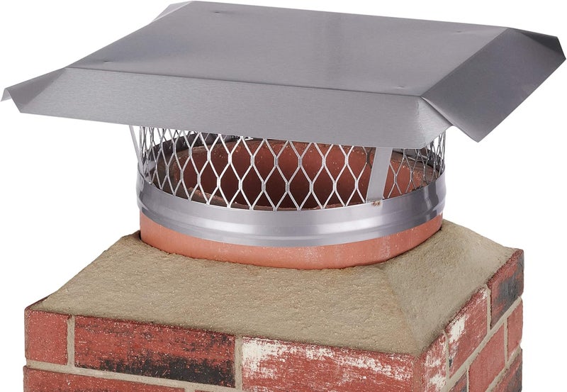HY-C LC11 Round Stainless Steel Clamp on Single Flue Liner Chimney Cap, 11" - Image 5