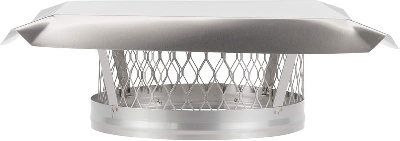 HY-C LC11 Round Stainless Steel Clamp on Single Flue Liner Chimney Cap, 11" - Image 4