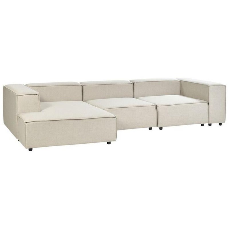 Betak Thai MDF and Jute Corner Sofa - Beige - Image 3