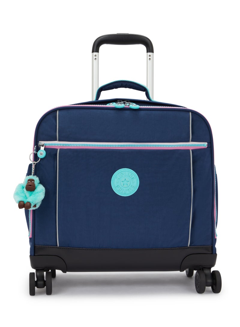 kipling Storia + New Kichirou + Gitroy (Buy Trolley + Lunch Bag & Get Free Pencil Case) (Set of 3pcs Bundle Offer) Resort Navy - Image 2