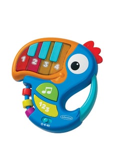 infantino Infantino Piano & Numbers Learning Toucan - Light-Up Piano Keys and Numbers, Songs, Words, Phrases and Sound Effects, Easy to Grasp and Handle, for Babies and Toddlers  - Image 4