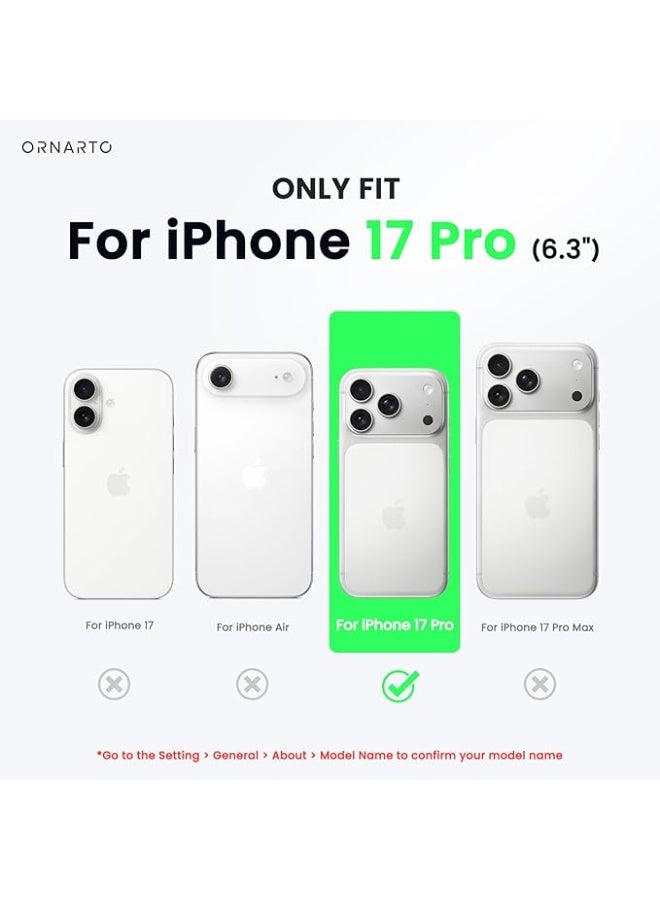 Compatible with iPhone 17 Pro Case, Slim Liquid Silicone 4 Layers Full Covered Soft Gel Rubber Shockproof Protective Phone Case with Anti-Scratch Microfiber Lining-Chalk Pink - Image 4