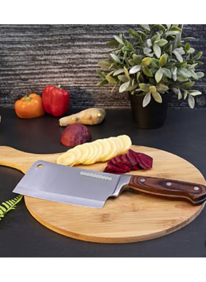 Sharp Blade Chef's Knife Silver/Brown 6inch  - Image 1