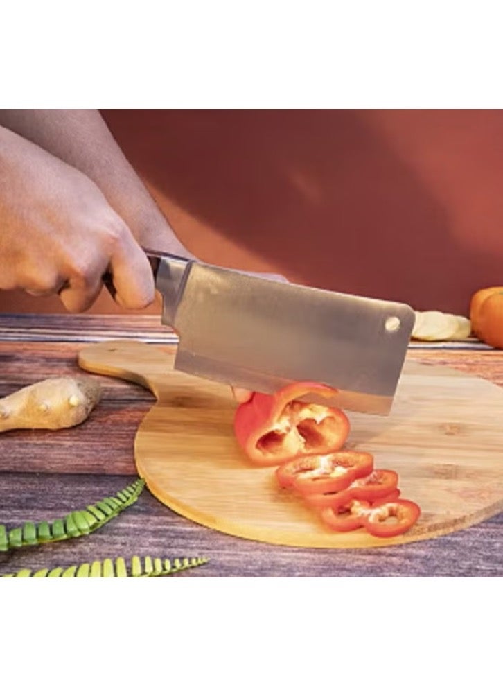 Sharp Blade Chef's Knife Silver/Brown 6inch  - Image 2