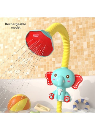 Summer Baby Bathing Baby Elephant Shower Parent-Child Children Playing Water Indoor Water Sprinkler Boys' Girls' Baby Toys-Specifications:Elephant Electric Shower Head (rechargeable Battery Model) - pzsku/Z1837701495F652193151Z/45/1746207833/5ca69f9b-17b6-434b-bd82-0660292d5feb