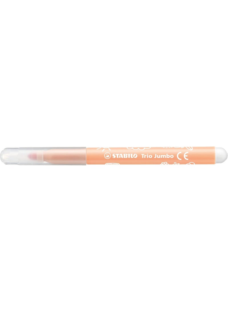 STABILO ExtraThick FiberTip Pen  STABILO Trio Jumbo  Pack of 12  Assorted Colors  - Image 2