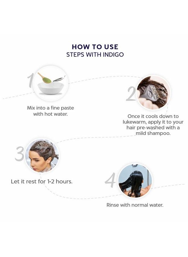 Indus Valley Organic Indigo Powder Hair Color (Indigo 250 G (Pack Of 1)) - Image 5