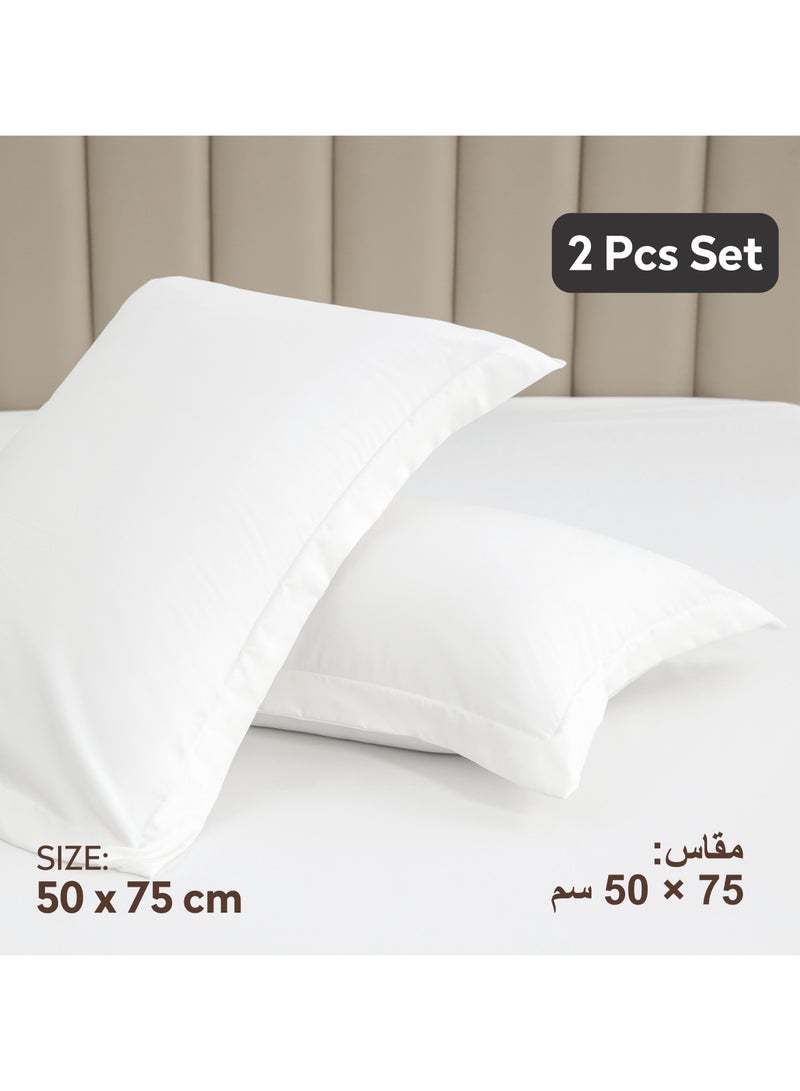Arabest Set of 2 Standard Pillowcases, Size 50x75 cm, Soft Brushed Microfiber, Envelope Closure, Long-lasting, Resistant to Wrinkles and Fading - Image 3