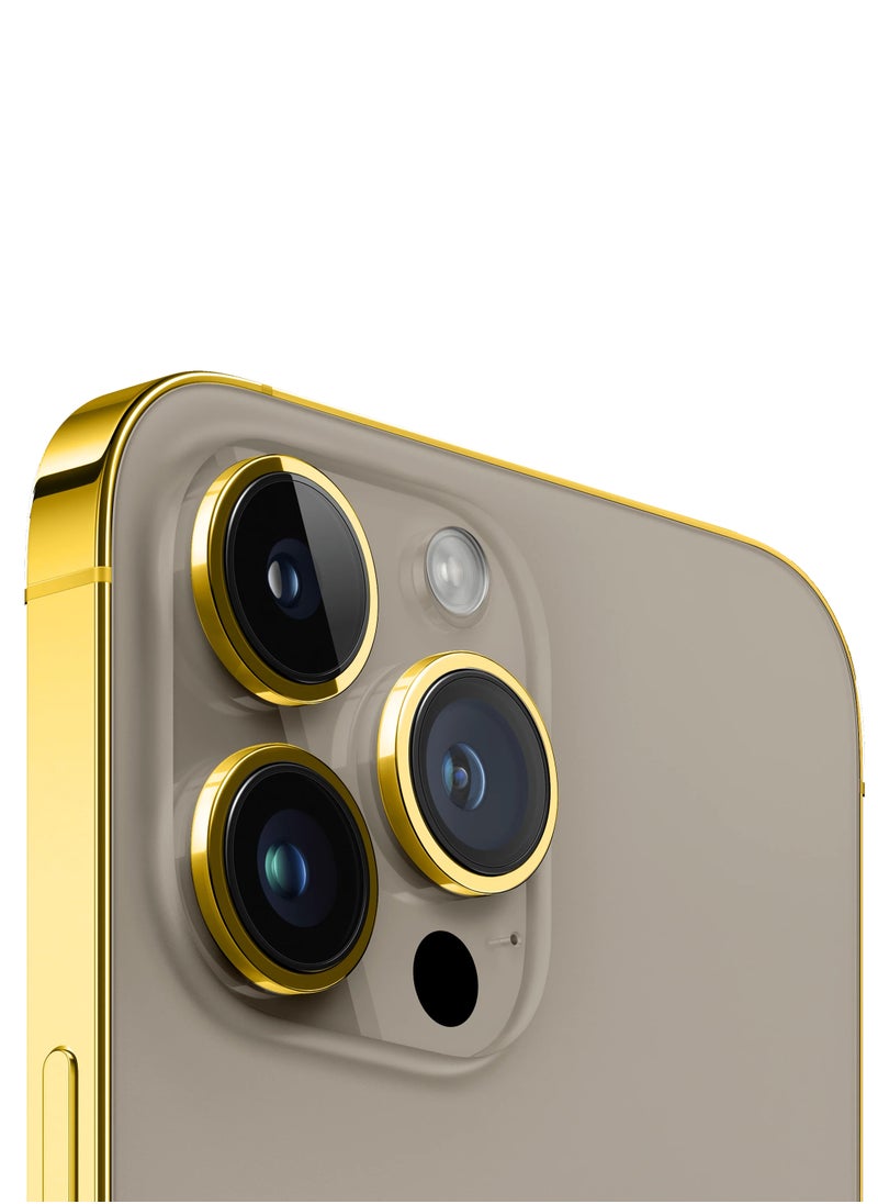 Caviar Luxury 24k Gold Plated Frame Customized iPhone 15 Pro 256 GB Natural Titanium - pzsku/Z1837A8A065B2847B0090Z/45/_/1697287803/e744b3f0-a315-45eb-9378-fe5ff193b94a