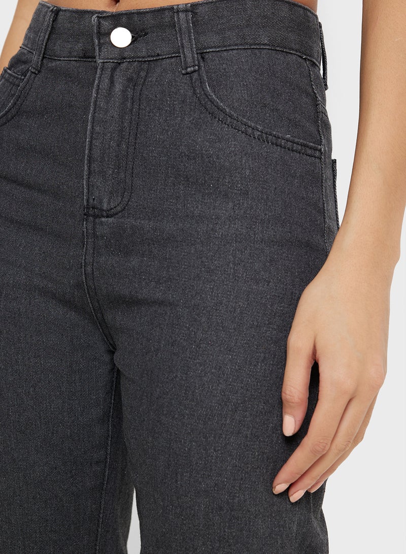 Ginger Straight Fit Cropped Jeans  - Image 4