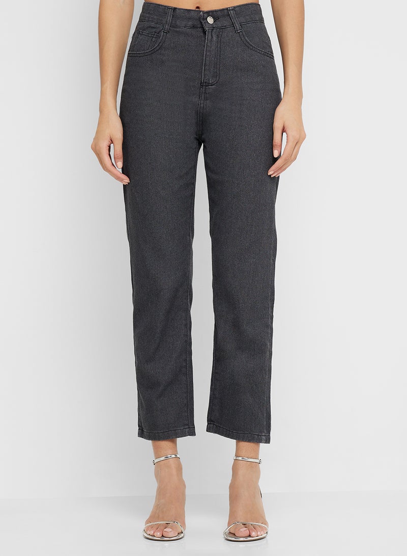 Ginger Straight Fit Cropped Jeans  - Image 2