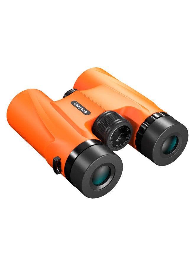 Leaysoo 10x32 Orange Hd High Power Low Light Visible Non-infrared Portable Binoculars Outdoor Adventure Concert - Image 2