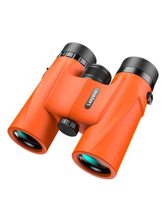 Leaysoo 10x32 Orange Hd High Power Low Light Visible Non-infrared Portable Binoculars Outdoor Adventure Concert - Image 3