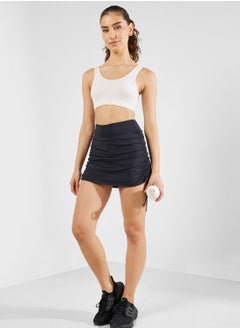 FRWD Ruched Tie Up Skirt  - Image 4