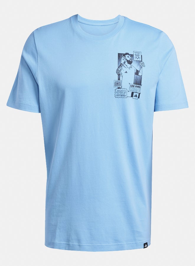 Adidas messi icon men's graphic t-shirt  - Image 2