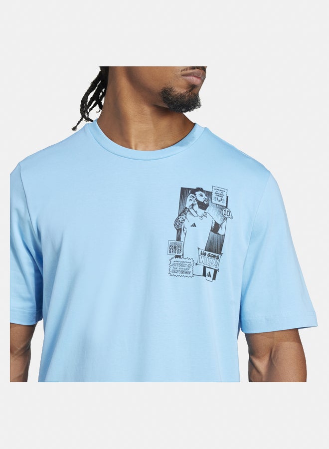 Adidas messi icon men's graphic t-shirt  - Image 3