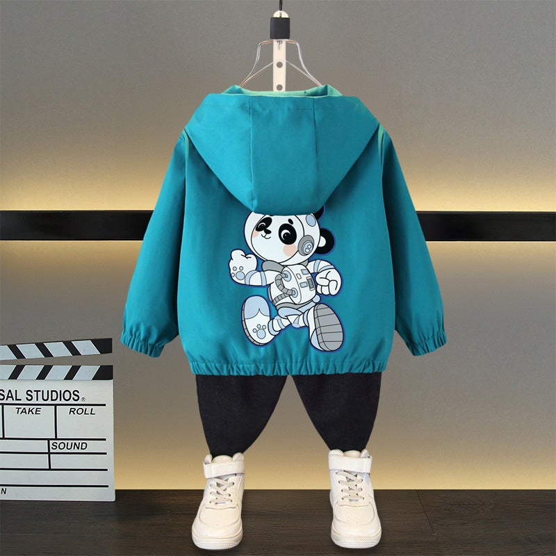 Children'S Clothing Boy'S Coat Trash Coat Children'S Jacket Boy'S Jacket Big Boy'S Top Spring Clothes - Image 1