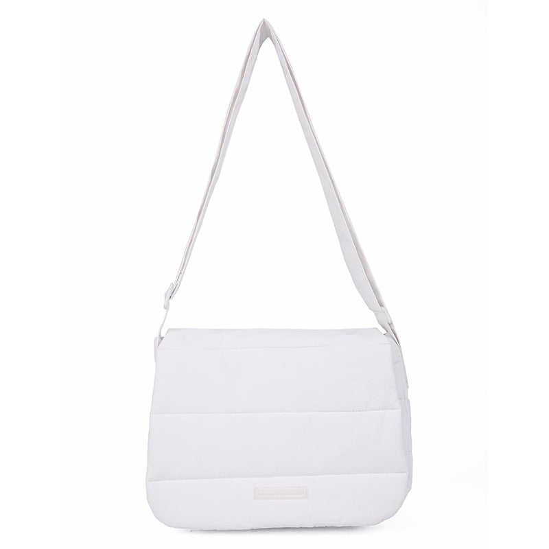 Summer Dragon Fruit Nylon Sling Bag 2024 Fashion Shoulder Purse White