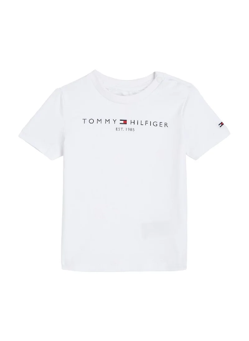 TOMMY HILFIGER Baby's  Essential Logo T-Shirt, White