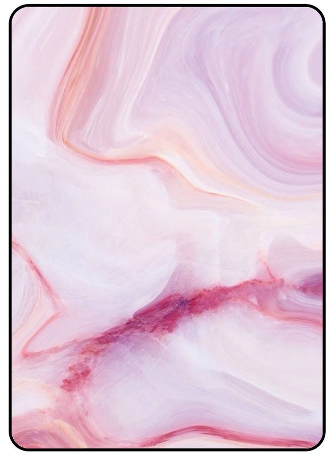 AMINA ALSHEBLI Protective Case Cover For Apple iPad Mini 6 Pink Marble - Image 1