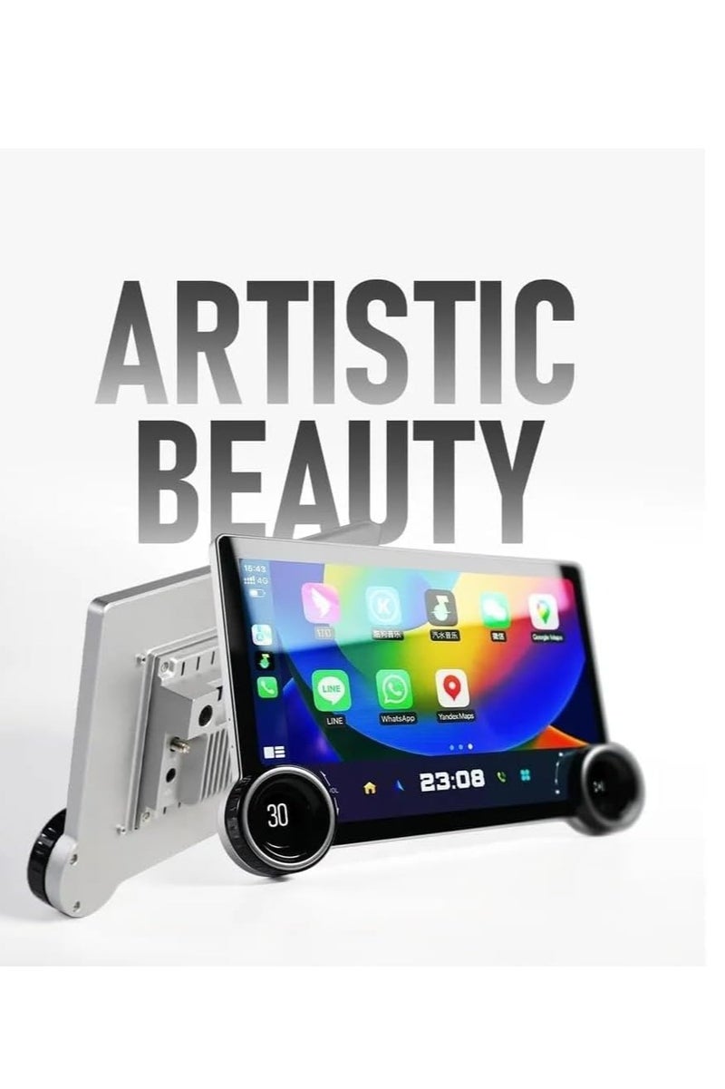 دايموند الماس 2K سيارة شاشة أندرويد 2 جيجابايت رام 32 جيجابايت ROM دعم Apple Carplay Android Auto Wireless مناسب ل 9 بوصة 10 بوصة إطار Android واجهة سريعة التمهيد السريع دعم كاميرا AHD - Image 2