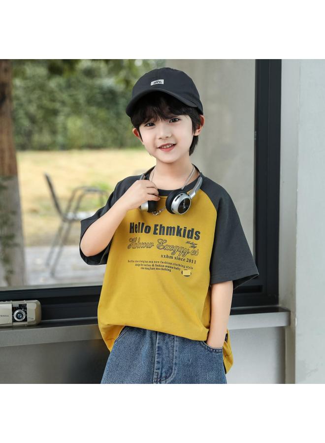 S Cool-tech Short Sleeve T-shirt 2025 Summer Class A Tee Basketball Running Trendy Kids & Youth Apparel - Image 4
