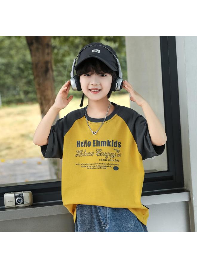 S Cool-tech Short Sleeve T-shirt 2025 Summer Class A Tee Basketball Running Trendy Kids & Youth Apparel - Image 3