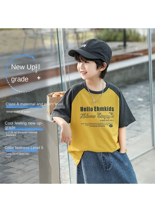 S Cool-tech Short Sleeve T-shirt 2025 Summer Class A Tee Basketball Running Trendy Kids & Youth Apparel - Image 2