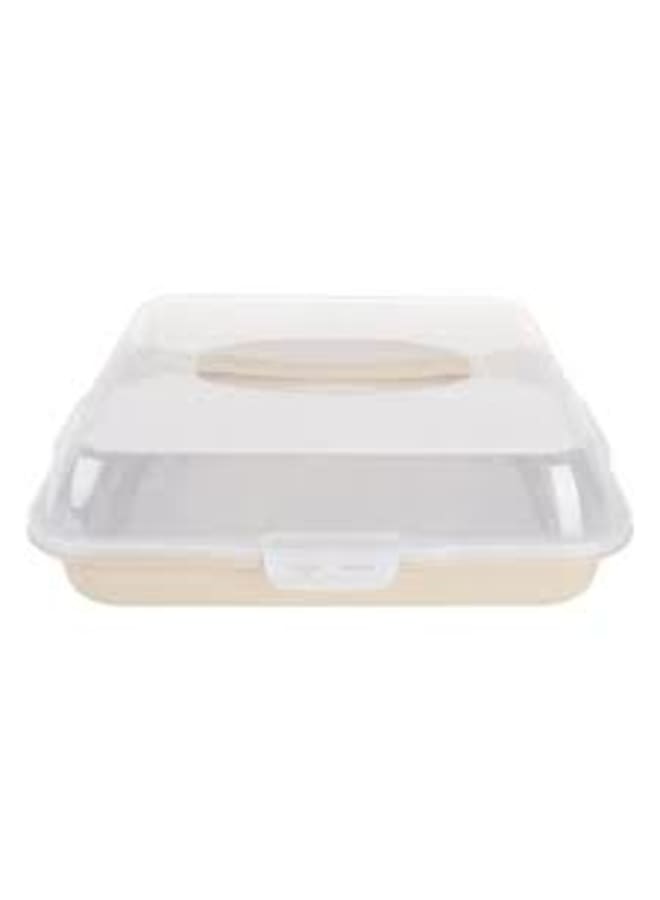 Dunya Plastik Square 13.5" Pasta - Borek KABI Party Butler Carry Caddy BPA Free Lock & Fresh - Image 4