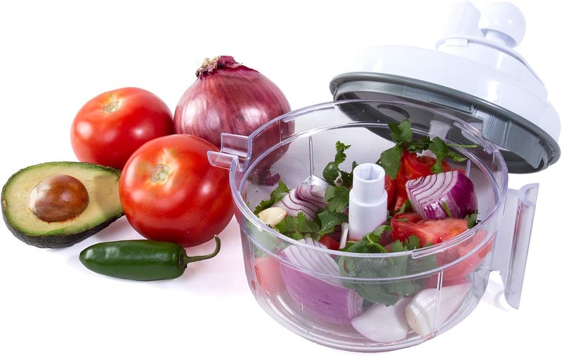 Salsa Master Salsa Maker, Food Chopper, Mixer and Blender - Manual Food Processor - Image 1
