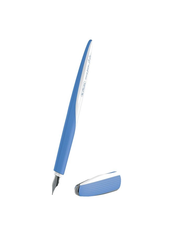 Herlitz my.pen Style Baltic Blue Fountain Pen (M) 50003211 - Image 2