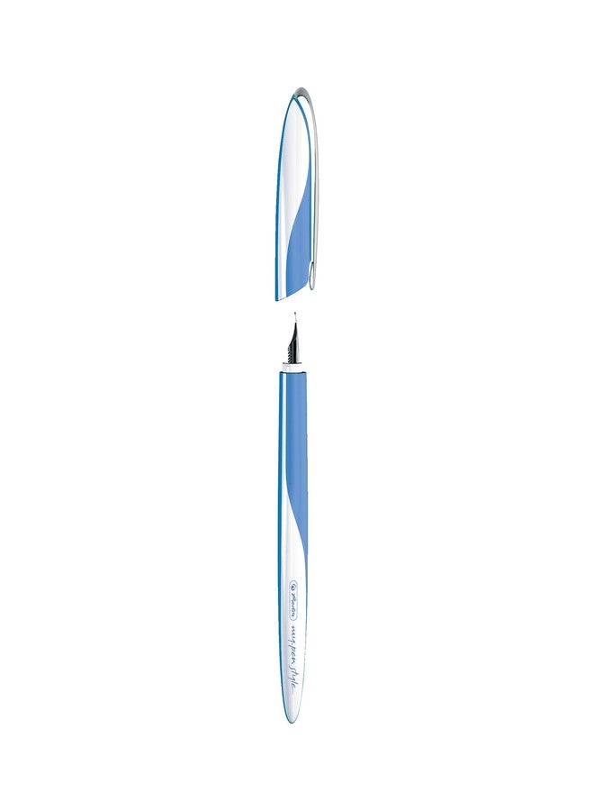Herlitz my.pen Style Baltic Blue Fountain Pen (M) 50003211 - Image 5