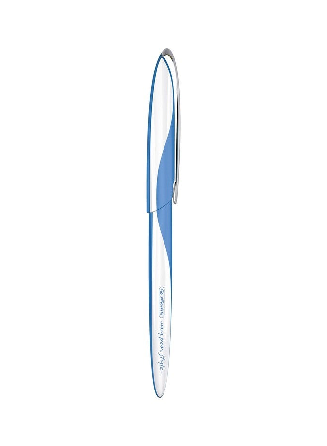 Herlitz my.pen Style Baltic Blue Fountain Pen (M) 50003211 - Image 3