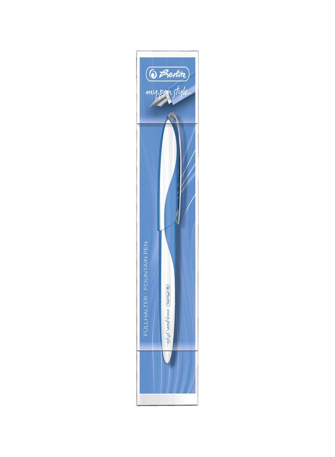 Herlitz my.pen Style Baltic Blue Fountain Pen (M) 50003211 - Image 1