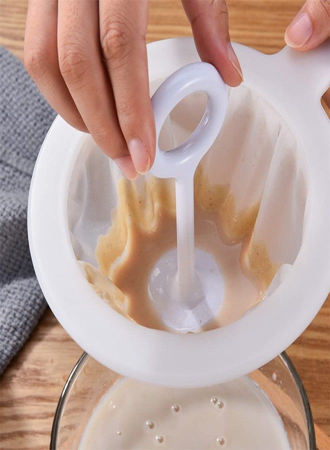Melostu Mesh Kitchen Ultra-fine Mesh Strainer Kitchen Nylon Mesh Filter Spoon for Suitable for Soy Milk Coffee Milk Yogurt (1) - Image 2