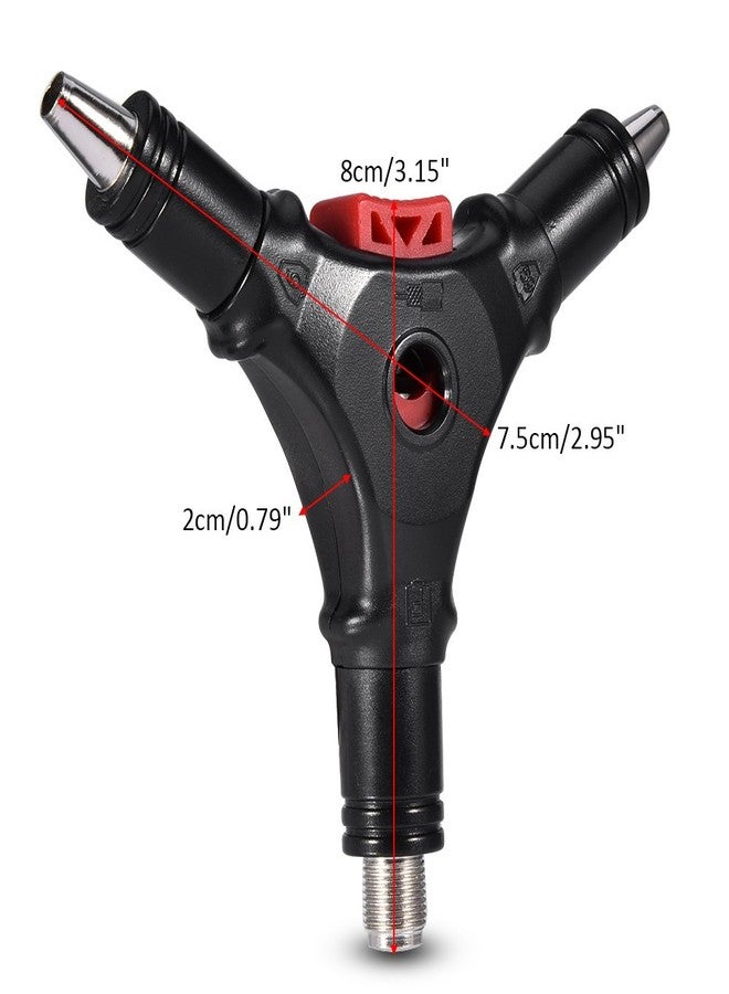 Serounder 3 in 1 F Plug Coaxial Compression Tool F Head RG59 RG6 Connector Coax Cable Stripper Coaxial Installation Fitting Tool for Digital TV - Image 5