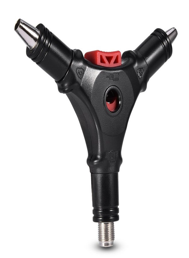 Serounder 3 in 1 F Plug Coaxial Compression Tool F Head RG59 RG6 Connector Coax Cable Stripper Coaxial Installation Fitting Tool for Digital TV - Image 1