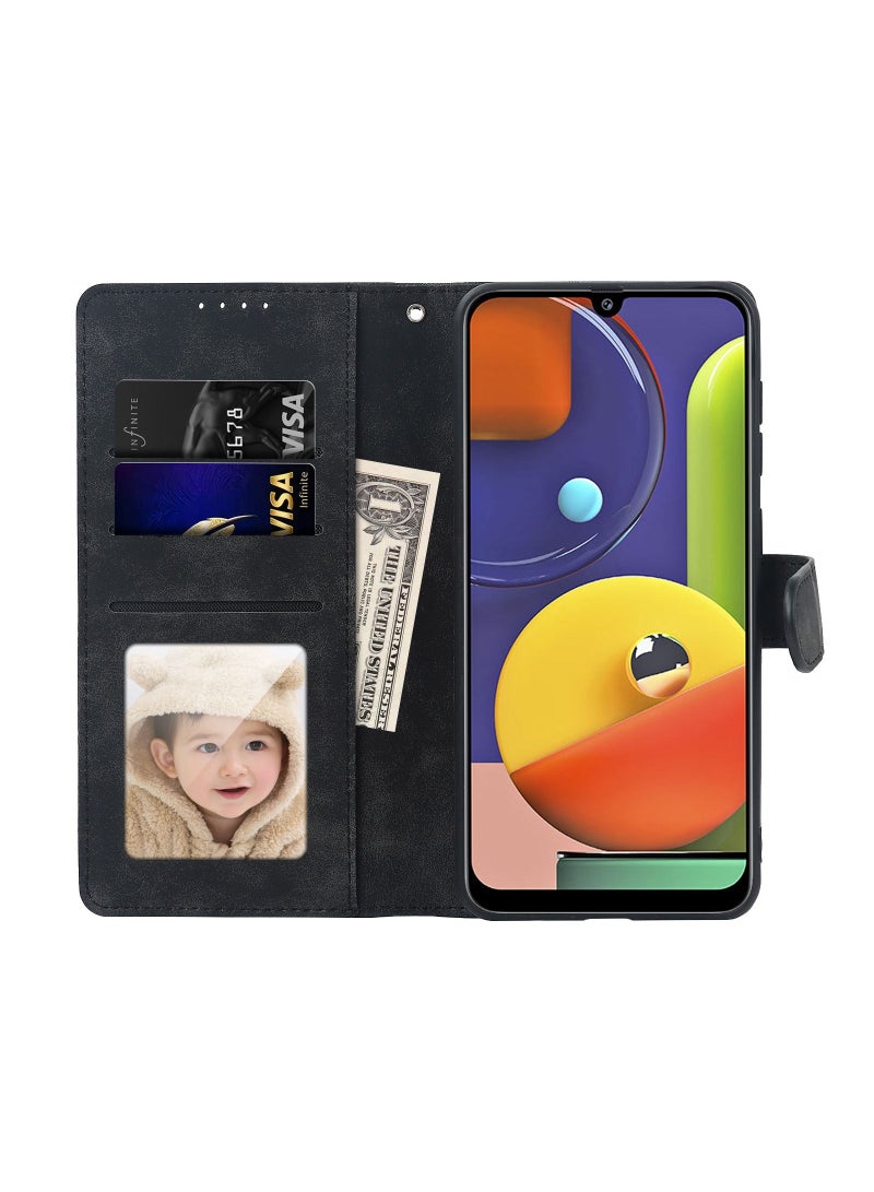 Suteni Flip Cover Leather Protective Hidden Card Slots Phone Case for iPhone - Image 2