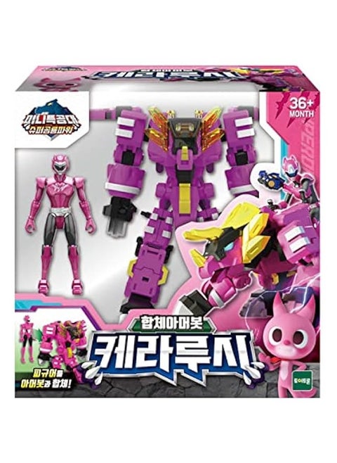 Mini Force Combined Amerbot KERA Lucy 2 Stage Transformation Figure Amerbot Combination