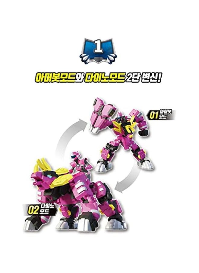 null - Mini Force Combined Amerbot KERA Lucy 2 Stage Transformation Figure Amerbot Combination - Image 1