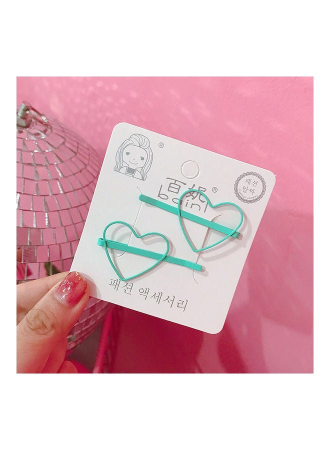 NIBEMINENT 2-Piece Korean Style Hair Clips Multicolor 8 x 8cm - Image 3