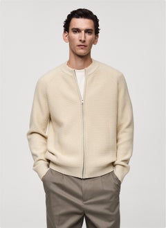 Mango Man Jeremy Zip Through Cardigan  - Image 1