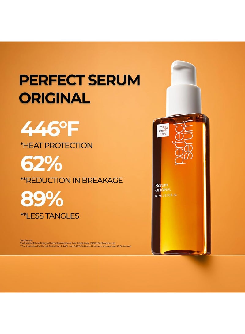 ميز أون سيين PerfectSerum Original - HairOil for Frizzy & Dry, رطوبة وتغذية جوهر الشعر للعناية بالأضرار, منتج العناية بالشعر الكوري, مصل الشعر 2.71 فلور أوقية. - Image 3
